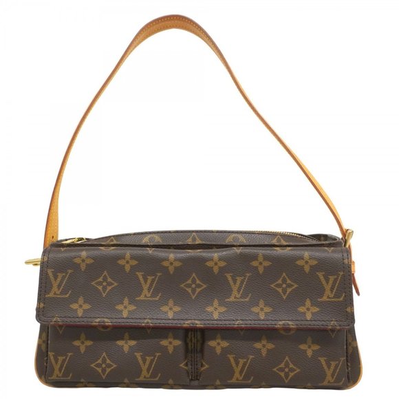 Louis Vuitton Monogram Viva Cite MM Shoulder Bag M51164 Brown Women's - Picture 1 of 14